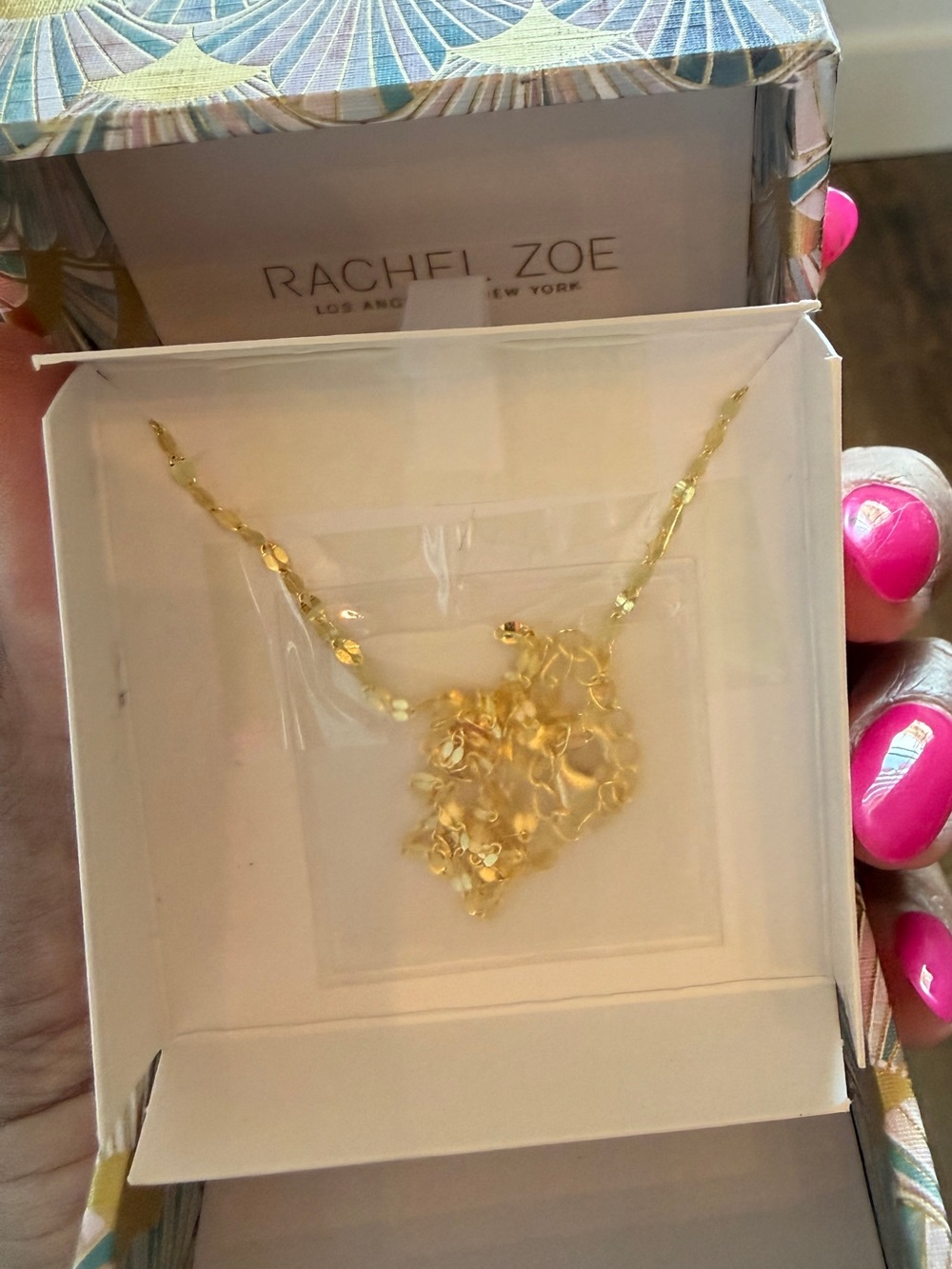 Rachel Zoe Gold Initial K Pendant Necklace - Picture 2 of 3